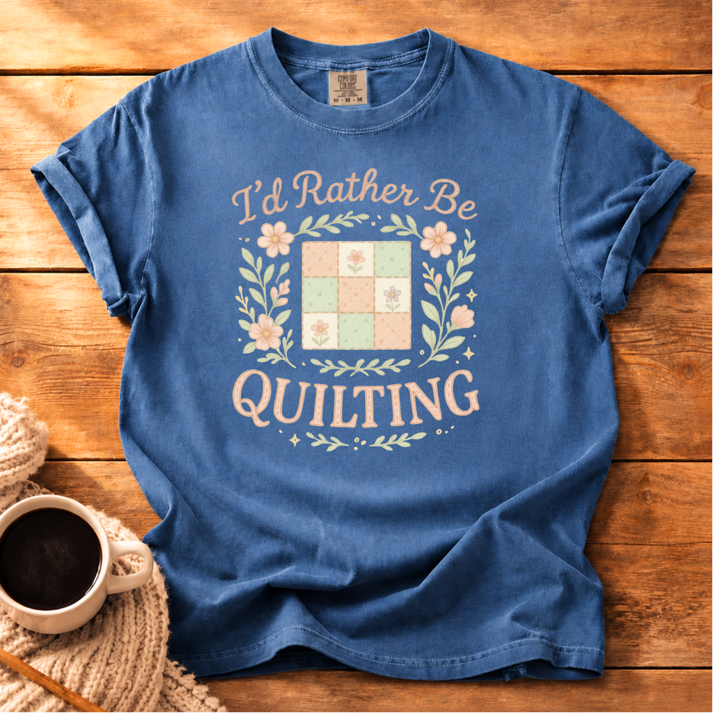 I'd Rather be Quilting T-Shirt