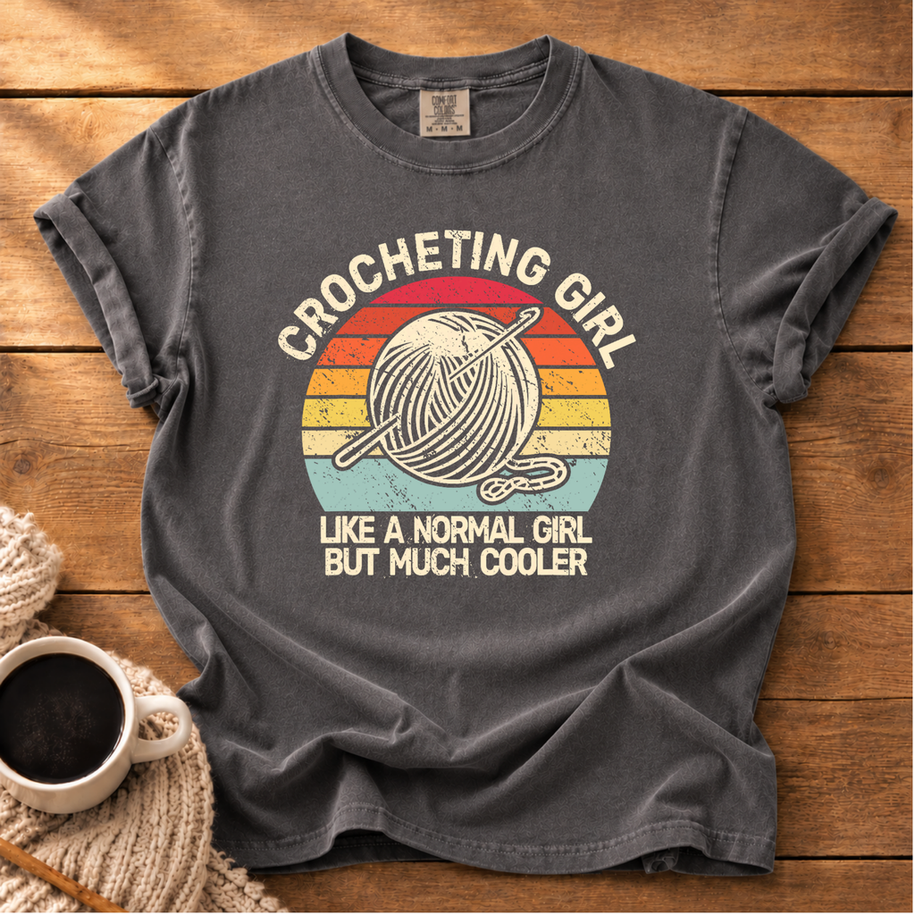 Crocheting Girl T-Shirt