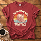 Crocheting Girl T-Shirt