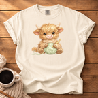 Knitting Highland Cow T-Shirt
