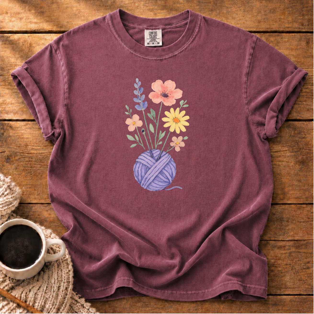Flowers & Yarn T-Shirt