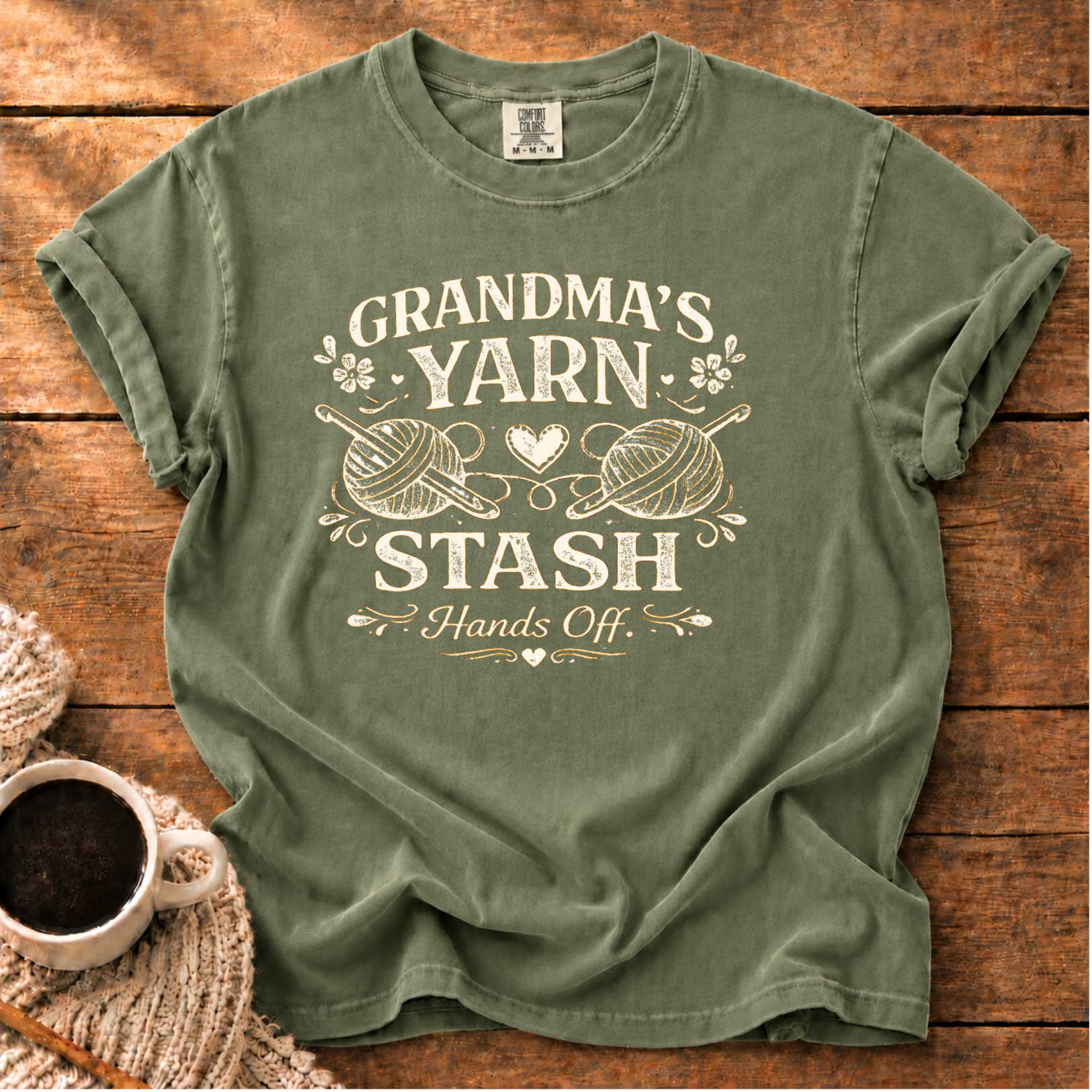 Grandma's Yarn Stash T-Shirt