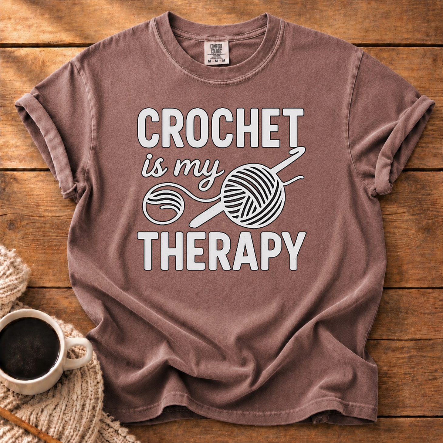 Crochet is My Therapy T-Shirt