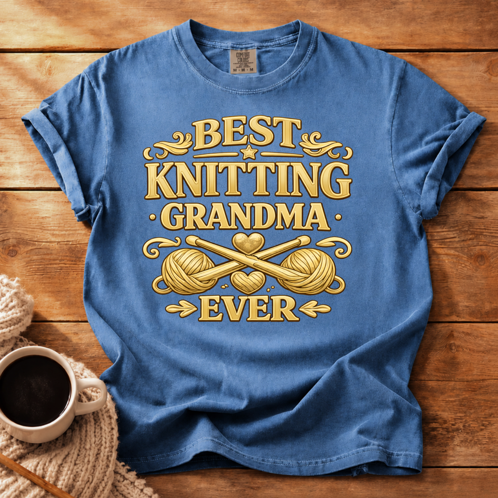 Best Knitting Grandma T-Shirt