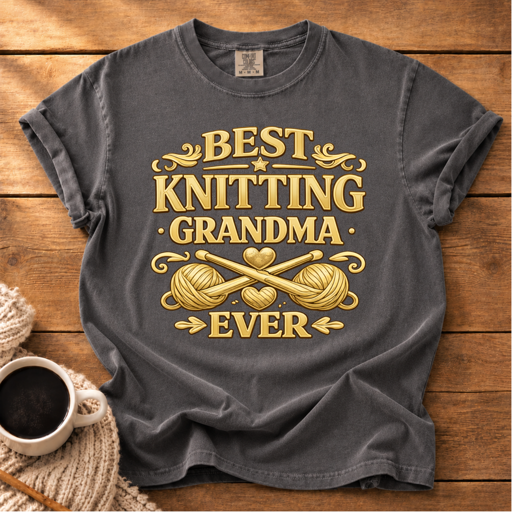 Best Knitting Grandma T-Shirt