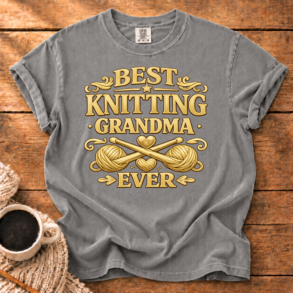 Best Knitting Grandma T-Shirt