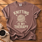 Knitting is My Therapy T-Shirt