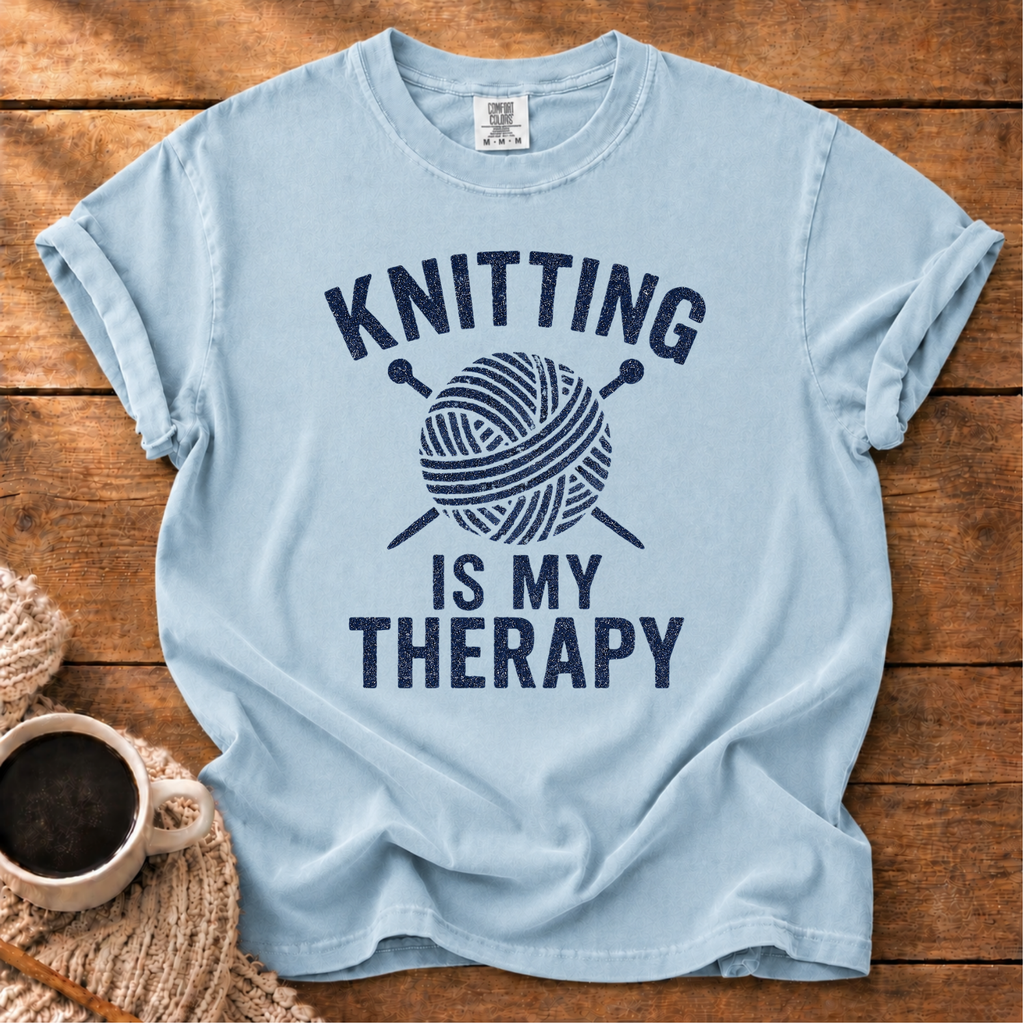 Knitting is My Therapy T-Shirt