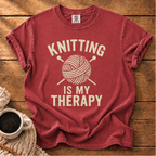 Knitting is My Therapy T-Shirt