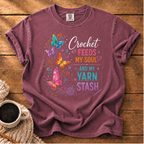 Crochet Feeds My Soul T-Shirt
