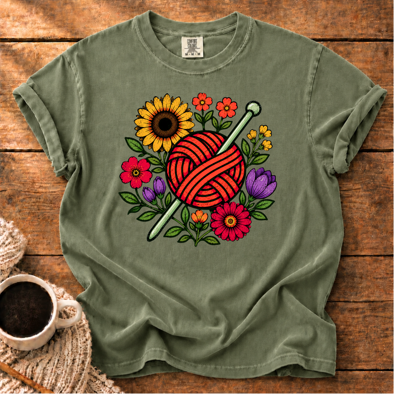 Sunflower Yarn Garden T-Shirt