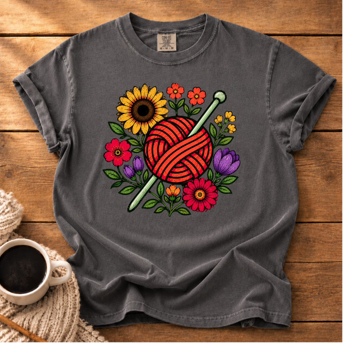 Sunflower Yarn Garden T-Shirt