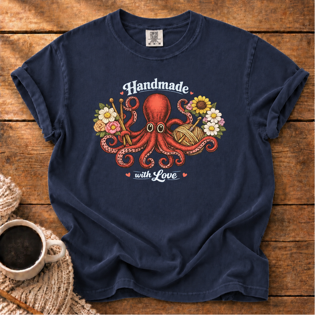 Octopus Handmade T-Shirt