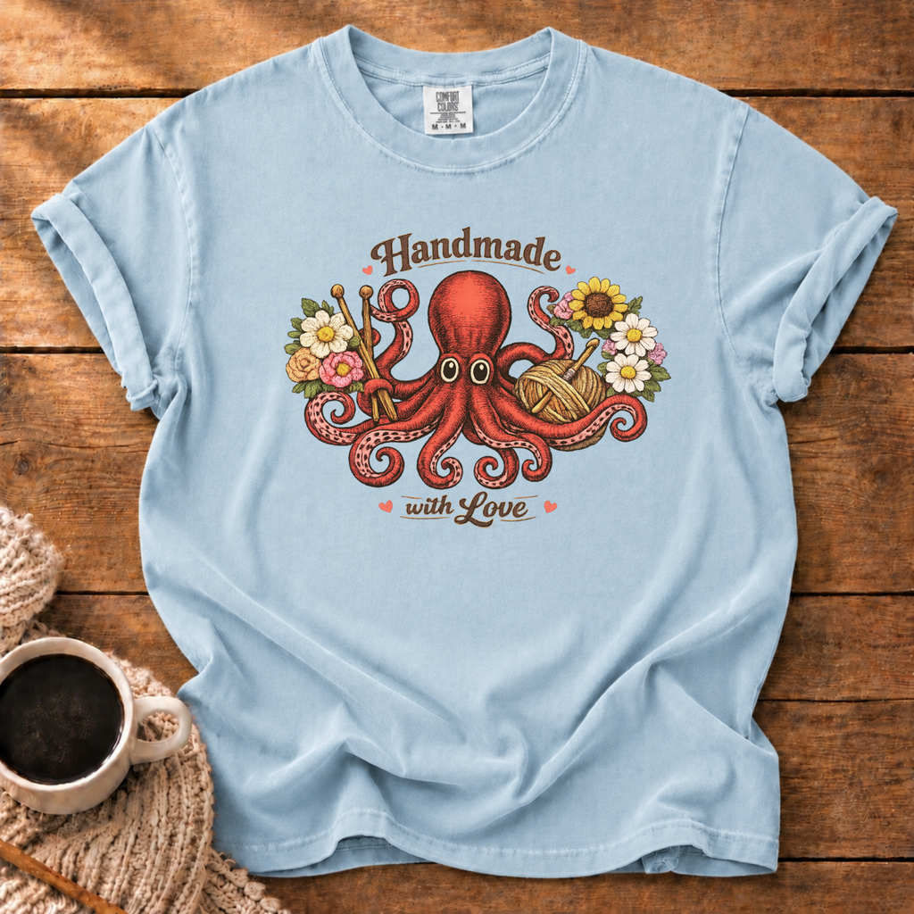 Octopus Handmade T-Shirt