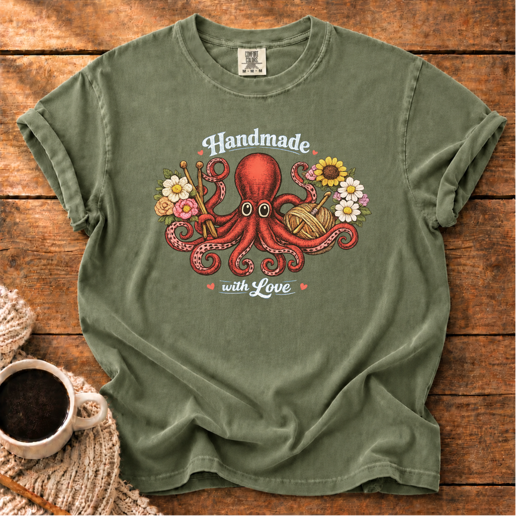 Octopus Handmade T-Shirt