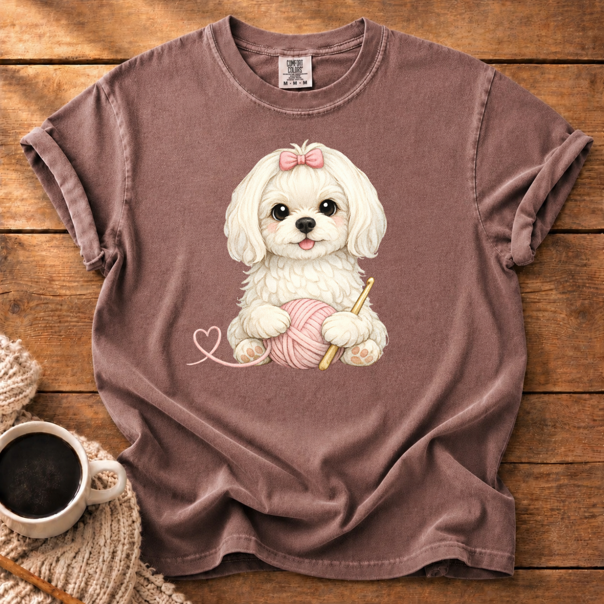 Maltese & Yarn T-Shirt
