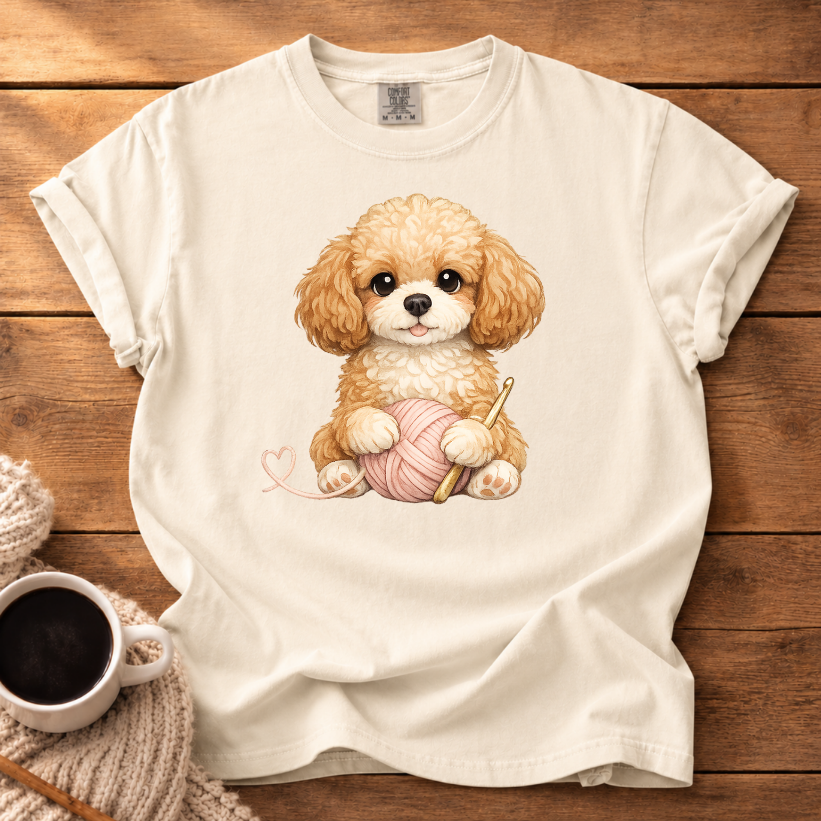 Cavapoo King & Yarn T-Shirt
