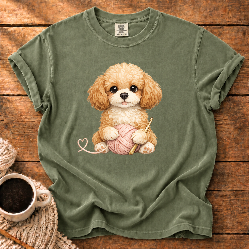 Cavapoo King & Yarn T-Shirt