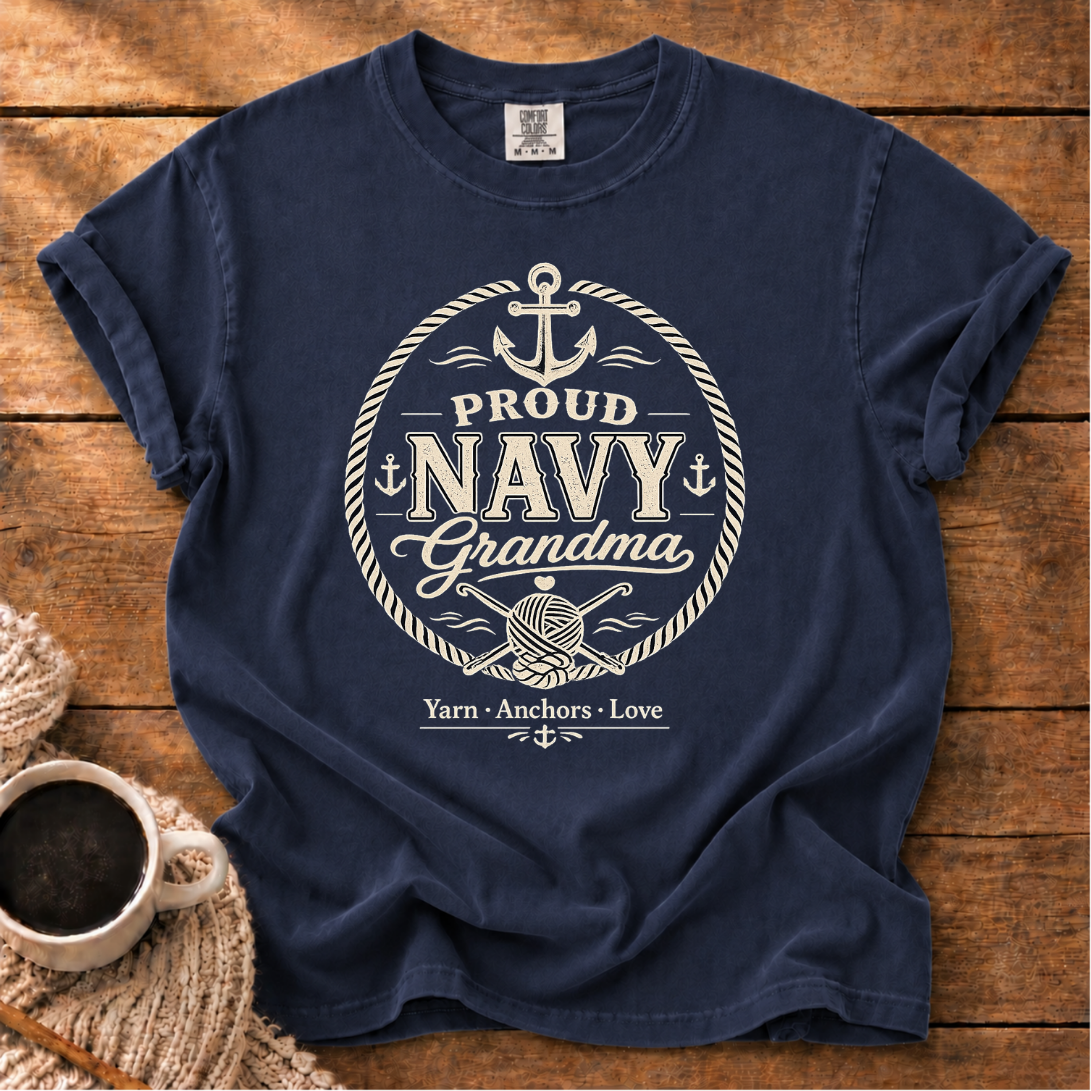 Navy Grandma T-Shirt