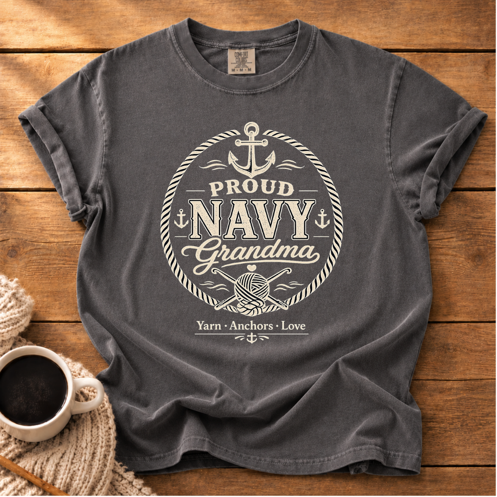 Navy Grandma T-Shirt