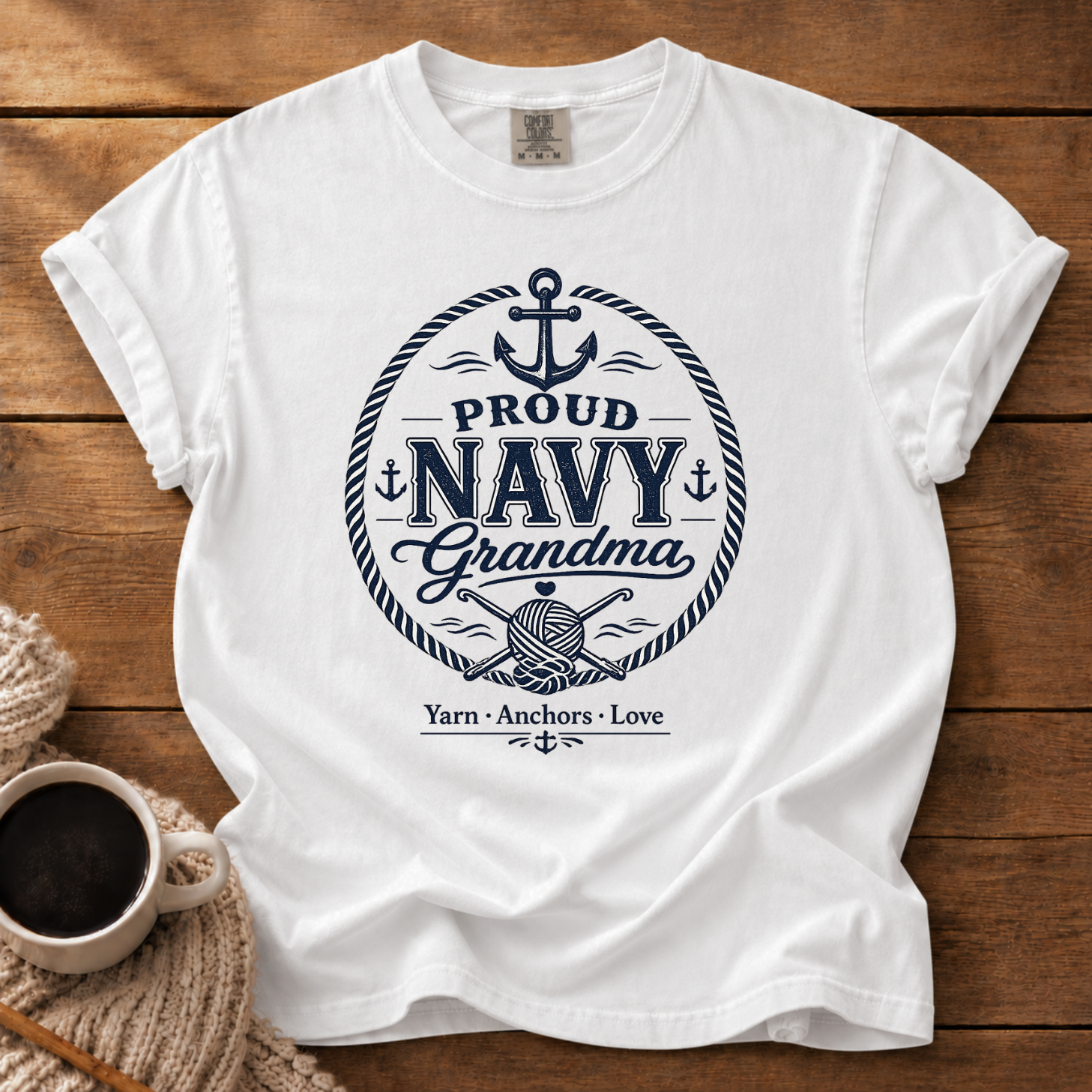 Navy Grandma T-Shirt