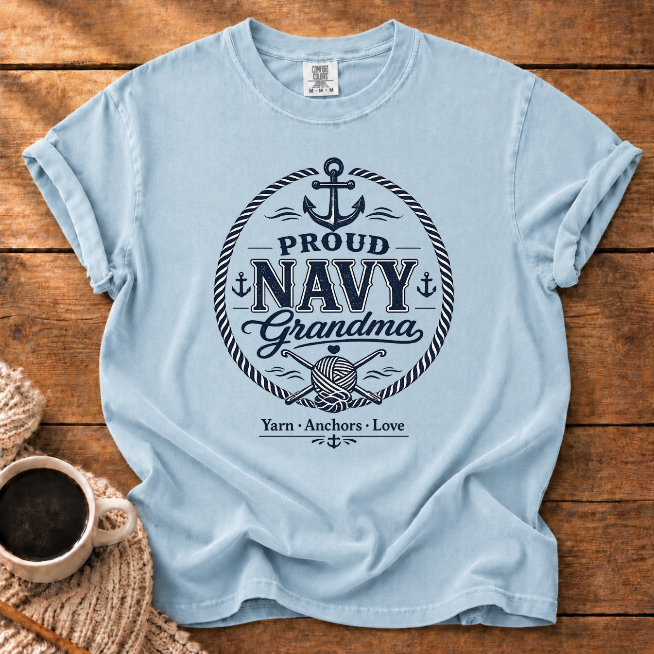 Navy Grandma T-Shirt