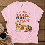 Corgi Dogs & Yarn T-Shirt