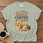 Corgi Dogs & Yarn T-Shirt