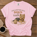 Yorkie Dogs & Yarn T-Shirt