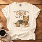 Yorkie Dogs & Yarn T-Shirt