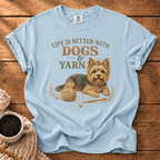 Yorkie Dogs & Yarn T-Shirt