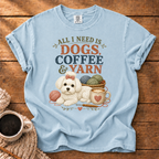 Maltese Dogs & Yarn T-Shirt