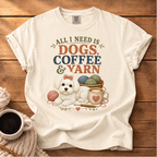 Maltese Dogs & Yarn T-Shirt