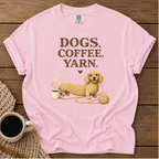 Dogs, Coffee & Yarn T-Shirt