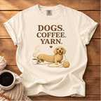 Dogs, Coffee & Yarn T-Shirt