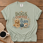 Dogs, Coffee & Yarn T-Shirt