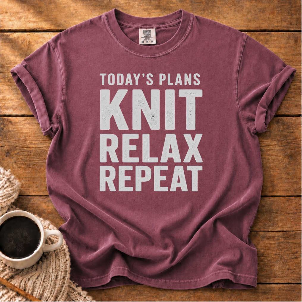 Knit, Relax, Repeat T-Shirt