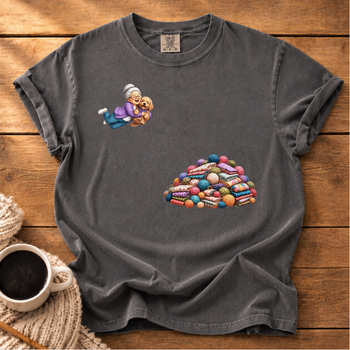 Happy Place with Pup T-Shirt