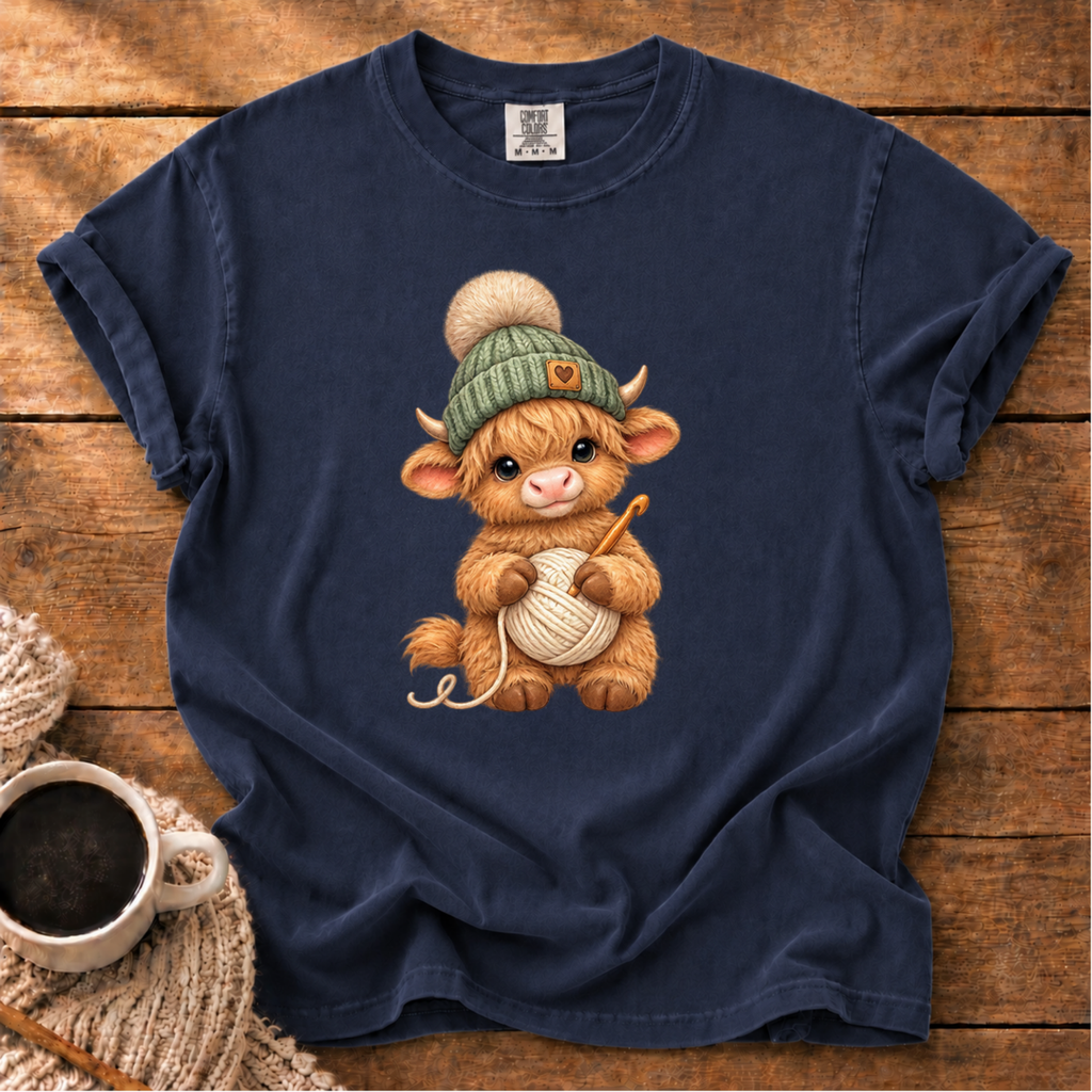 Cozy Highland Cow T-Shirt