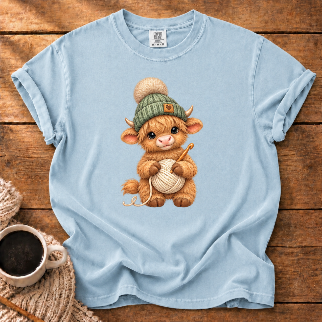 Cozy Highland Cow T-Shirt