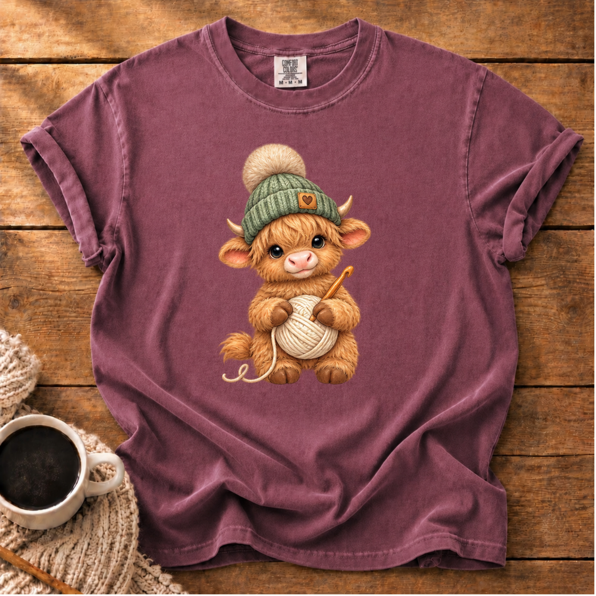 Cozy Highland Cow T-Shirt
