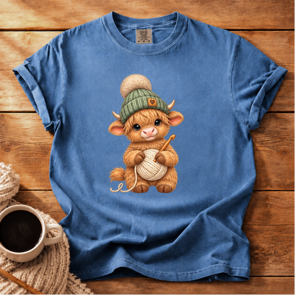Cozy Highland Cow T-Shirt