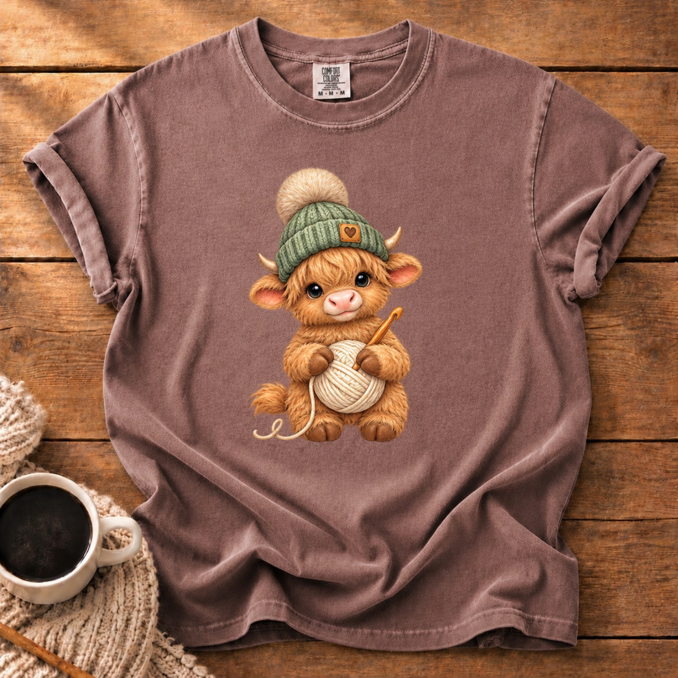 Cozy Highland Cow T-Shirt