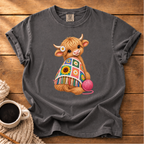 Granny Square Highland Cow T-Shirt