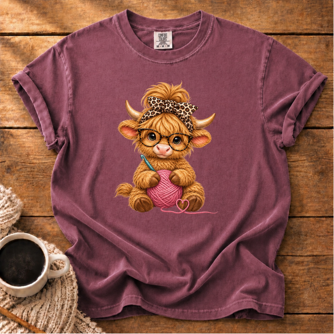 Sassy Highland Cow T-Shirt