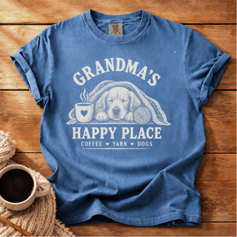 Grandma's Happy Place T-Shirt