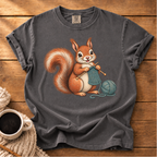 Knitting Squirrel T-Shirt