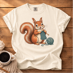 Knitting Squirrel T-Shirt