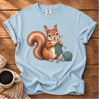 Knitting Squirrel T-Shirt