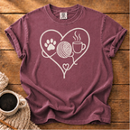 Paw Yarn Coffee T-Shirt